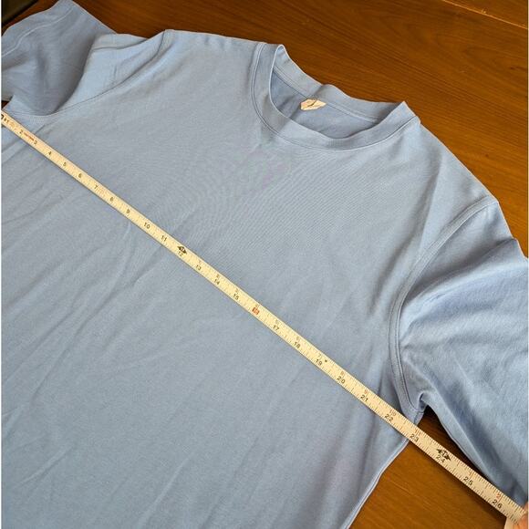 Arket Blue Short Sleeve Round Neck Cotton Jersey T-shirt, size M - Picture 6 of 8